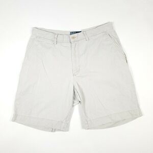 Polo Ralph Lauren Prospect Flat Front Chinos Shorts Mens Size  33 DAMAGED